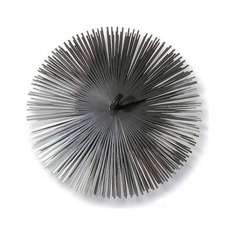 5,0 x BROSSE EN ACIER POUR CHEMINÉE DOMUS