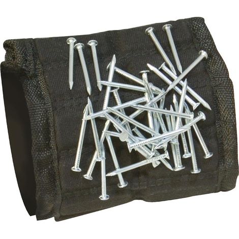 Polsino magnetico in nylon di grande utilità silverline per qualsiasi dimensione di polso (1/4)