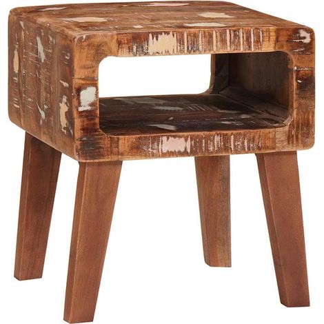 Tables d'appoint-Table basse-Table Salon Multicolore bois de récupération massif 395009 (1/5)