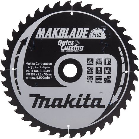 Makita MAKBLADE+ Hoja de sierra 305x30x40Z - B-32493 (1/4)