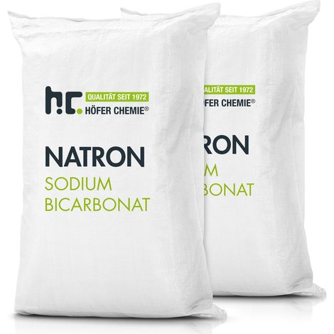Höfer Chemie Gmbh – Bicarbonate de sodium alimentaire 25 kg – Multi-usages pour nettoyage, cuisine et soins – Écologique et non toxique