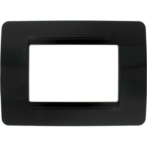 Placca Classic 503 3M Modulli tecnopolimero Nera Compatibile Bticino Matix SD68003-2 (1/2)