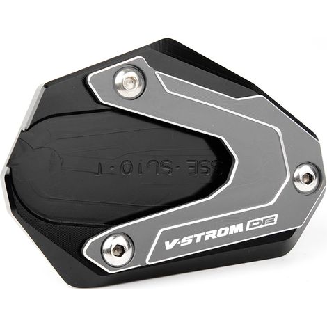 Béquille latérale (grise) compatible avec V-STORM 800DE 2023 VSTROM 800DE V-strom 800 de CNC pour moto, extension de béquille latérale, porte-clés maxpower (1/4)