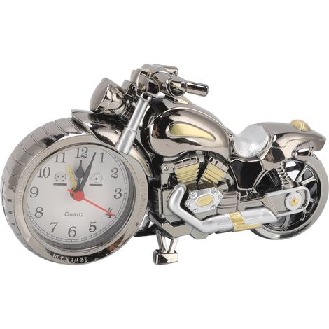 Réveil moto, ingénieux modèle vintage de moto, pour enfants, maison, voiture, bureau, 168A, or foncé, bicolore (1/5)