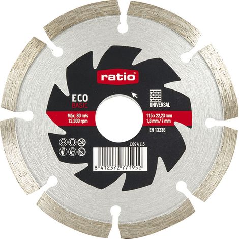 DISCO SEGMEN.UNIV.ECO 115MM.RATIO - EHLIS (1/3)