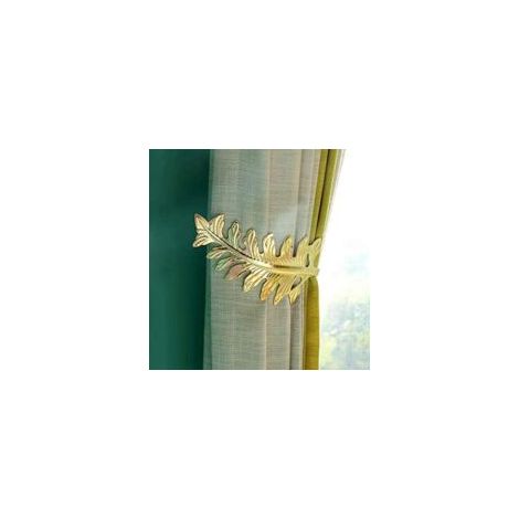 2 alzapaños para cortinas con grandes hojas europeas (diciembre)-Crezuo