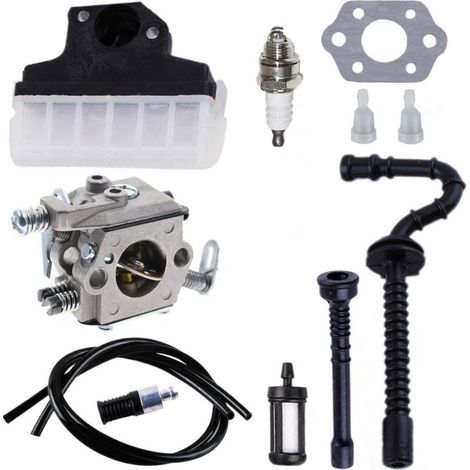Carburatore CSPARCV + Filtro aria + Candela + Tubo carburante/olio per motosega MS210 MS230 MS250 021 023 (1/4)