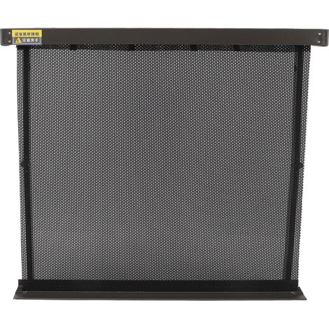 Étendoir à linge rétractable avec gabarit, fixation murale, plateforme respirante en maille, en aluminium, pour terrasse ou salle de bain, gris