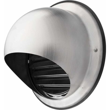 Grille d'aération 120 mm Grille d'aération en acier inoxydable de haute qualité Grille d'aération extérieure avec moustiquaire Protège la façade et empêche l'entrée d'air froid,de DEBUNS (1/5)