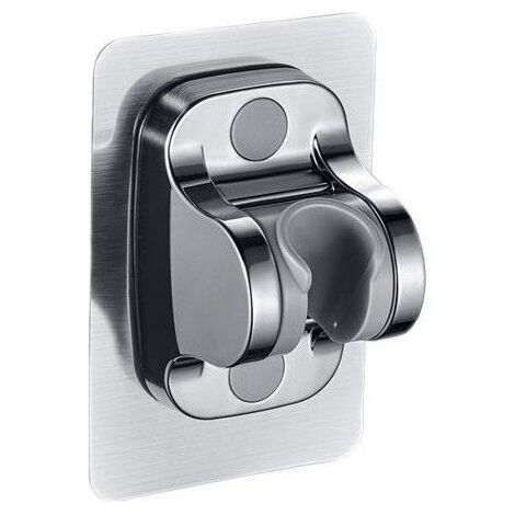 Support de douche adhésif - Auto-adhésif solide - Réglable 70 degrés - Compatibilité 1/2" - ABS haute résistance (1/5)