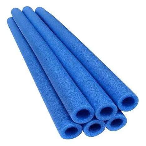 Remplacement De Poteaux Trampoline 6 Pièces Tubes en Mousse pour Manchon Tube Protection Sécurité Accessoires Robustes Bleu - (1/5)