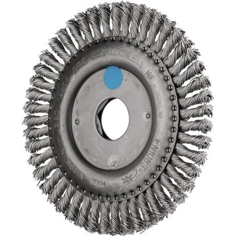 Brosse ronde RBG 12506 D.125mm Épaisseur de fil 0,5mm VA 6mm PFERD (1/4)