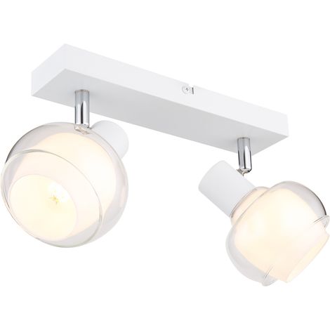 Plafonnier plafonnier lampe de salon 2 flammes Spots mobiles L 26 cm (1/5)