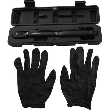 1/4" Drive Torque Wrench 5-25Nm 72T CR-MO Professional Set with Case