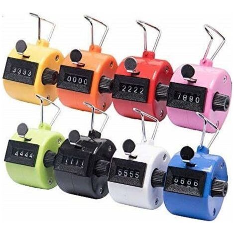 Manual counters 8 pieces Clicker step counter - mechanical quantity counter without battery operation (1/5)