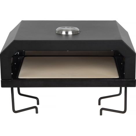 Horno barbacoa para pizza "Pizzello" - 40 x 35 x 28 cm - Negro