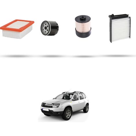 Kit tagliando 4 filtri compatibile con Dacia Duster 1.5 Dci 79kw dal 2010 (1/5)