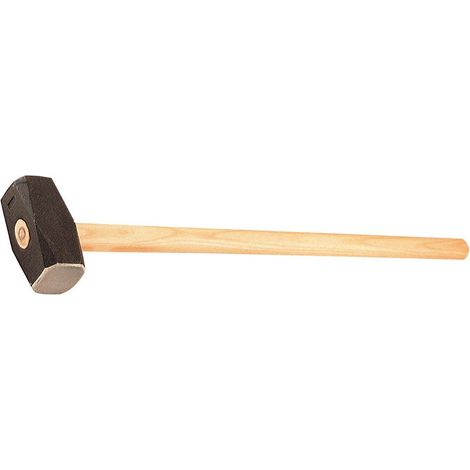 Masse à deux têtes de 5 kg en acier forgé avec manche en bois - Salone (1/3)