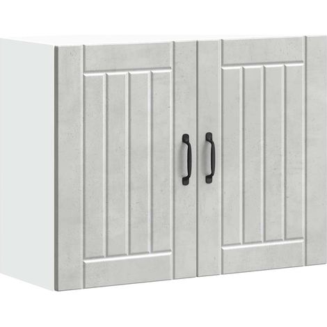 Küchen-Hängeschrank Lucca Betongrau Holzwerkstoff