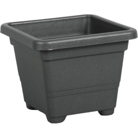 VECA VASO QUADRATO 54 CM 60% RICICLABILE ANTRACITE