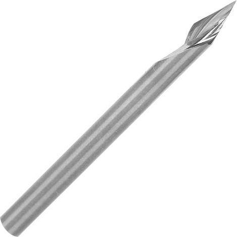 Fraise à graver 3,175 mm à 30° pour la sculpture sur bois, outil de gravure à pointe fine de 0,1 mm, longueur 40 mm (1/5)
