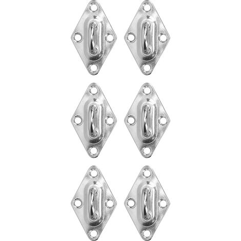 Plaque à œil, Installation Facile Polyvalente Forte capacité de Boucle de Crochet d'agrafe pour Yachts pour Pare- Voile pour Bateaux pour élingues(5 millimètres) (1/5)