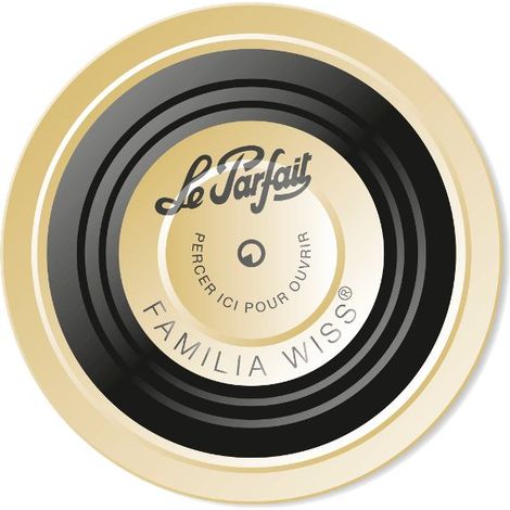 Capsules de conservation 110mm – Boîte de 12 – Pour terrines Familia Wiss – Usage unique – Fabriqué en France – Le Parfait (1/2)