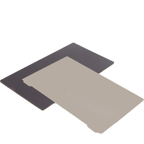 Lichtgehärtete Stahlplatte mit Griff, Magnet-Aufkleber-Set B für Photon S 135 x 80 mm (1/5)