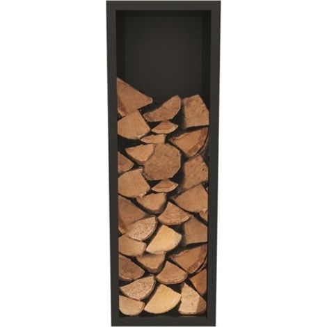 [JAMAIS UTILISE] Range Bûches Encastrable Acier DIXNEUF Secondo 45 Bûches 35x55x120cm Noir - 018.10784N3 (1/5)
