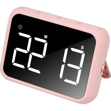 Minuteur électronique LED avec compte à rebours, chronomètre et (1/4)