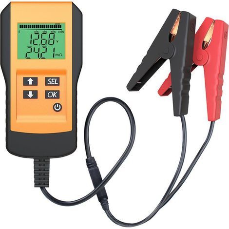 12V-Batterietester mit Anzeige von Spannung, Innenwiderstand und Ah-Kapazität, Autobatterietester (1/5)