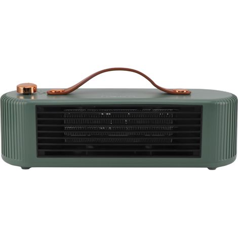 Chauffage d'appoint multifonction 800W, radiateur électrique de bureau 2 réglages, vert, fiche UE 220V (1/5)