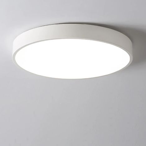 Minimalist LED Colorful Plafond Light, 3 températures de couleur, 30cm), Nordic Modern Creative Flush Mount Plafond Light (1/5)