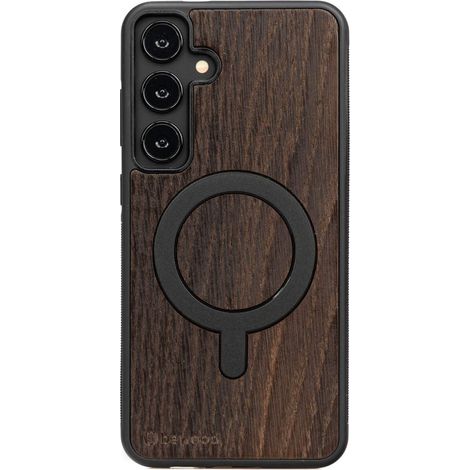 Bewood Holzhülle für Samsung Galaxy S25 Plus SMOKED OAK mit MagSafe (1/2)