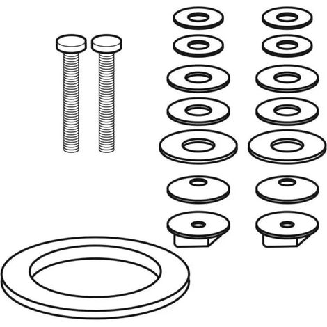 Geberit GE Set di fissaggio, per 521030, 598245000