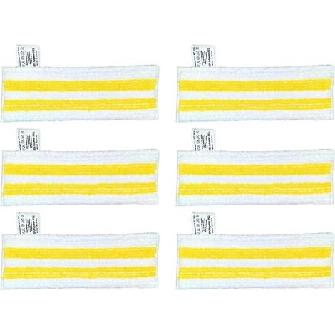 Lot de 6 lingettes pour balai vapeur Karcher Easyfix SC2 SC3 SC4 SC5 (1/5)