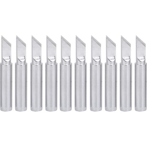 10 Pièces Pointes de Soudure Laiton 900MTK, Chauffage Interne, Sans Plomb, pour Fer à Souder (1/5)