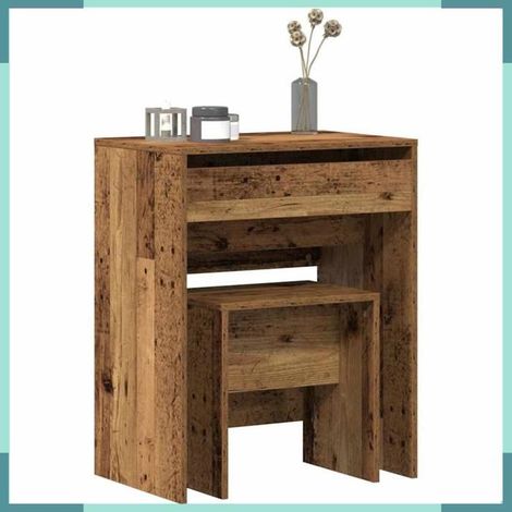 868870 Coiffeuse Bois Ancien 60 x 40 x 75 cm Bois d'ingénierie (1/5)