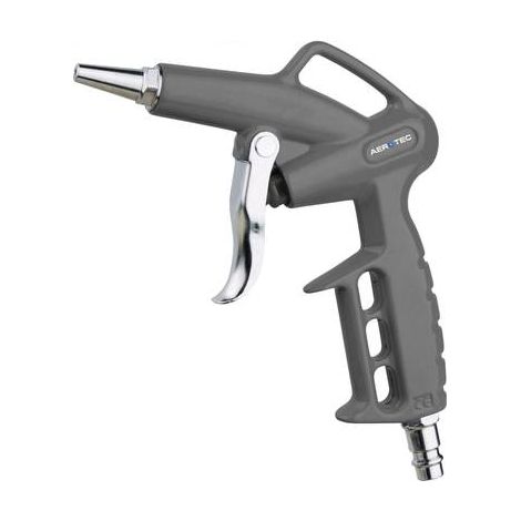 Pistolet de soufflage pneumatique court 10 bar 120 l/min AEROTEC (1/4)