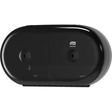Tork Smartone Dispenser per carta igienica Mini Twin, zwart, T9, 682008 (1/5)