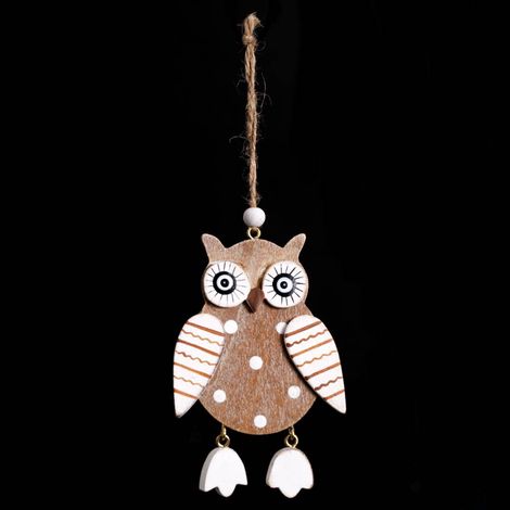 Weihnachtsthema Owl Hanging Leg -