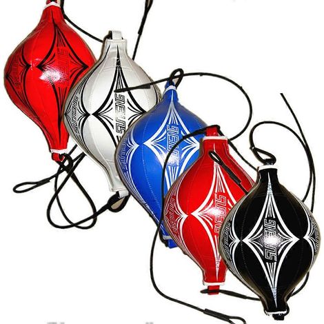 Sac de frappe Speed Ball pour l'entraînement MMA, double embout - Portable et ajustable (1/5)