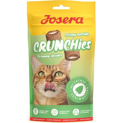 Josera Crunchies con Catnip - Snacks Crujientes con Catnip - 60 g