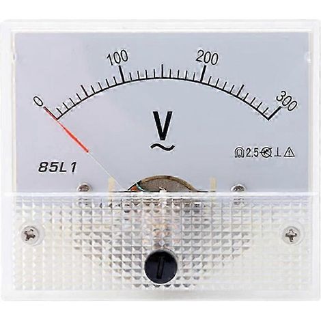 Voltmètre analogique à panneau, manomètre, testeur de tension pour le contrôle des circuits (1/5)