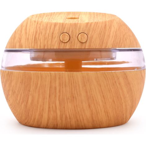 Diffuseur ultrasonique bois 300ml – design créatif silencieux, aromathérapie USB, chambre / bureau, cadeau Fête des Mères artistique (1/5)