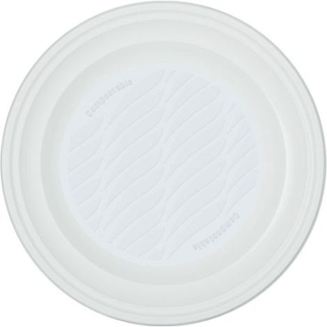 Assiette creuse blanche, lot de 15, Natural Bibo