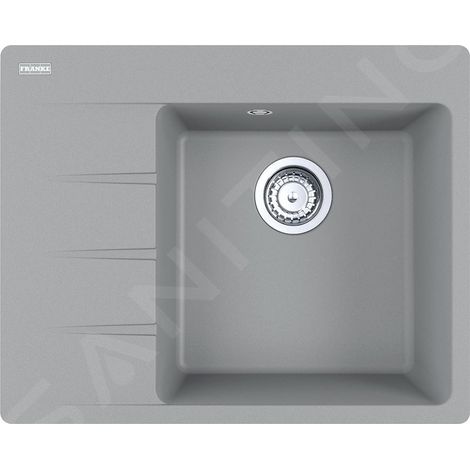 Franke Centro - Évier en Fragranite CNG 611-62 TL/7, 62x50 cm, pierre grise 114.0637.491 (1/3)