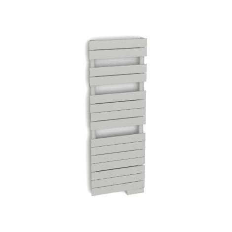 Sèche-serviette électrique 750W symétrique couleur gris clair mat 0262 1353x500x65mm commande RF Fassane Spa ACOVA
