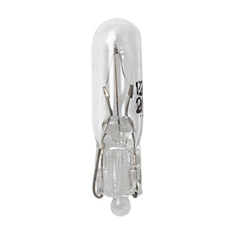 12V Lampada con zoccolo vetro - T5 - 1,2W - W2x4,6d - 10 pz - Scatola (1/4)