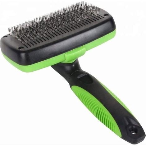 Brosse Peigne de Toilettage Rétractable - Autonettoyante - Enlève 95% des poils - Pour Chien (1/4)